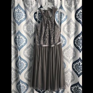 Brand New With Tags Grey Bridesmaid Dress S/Z 10